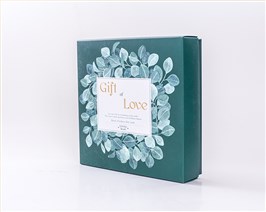 Gift of Love 绿色卡纸套盒